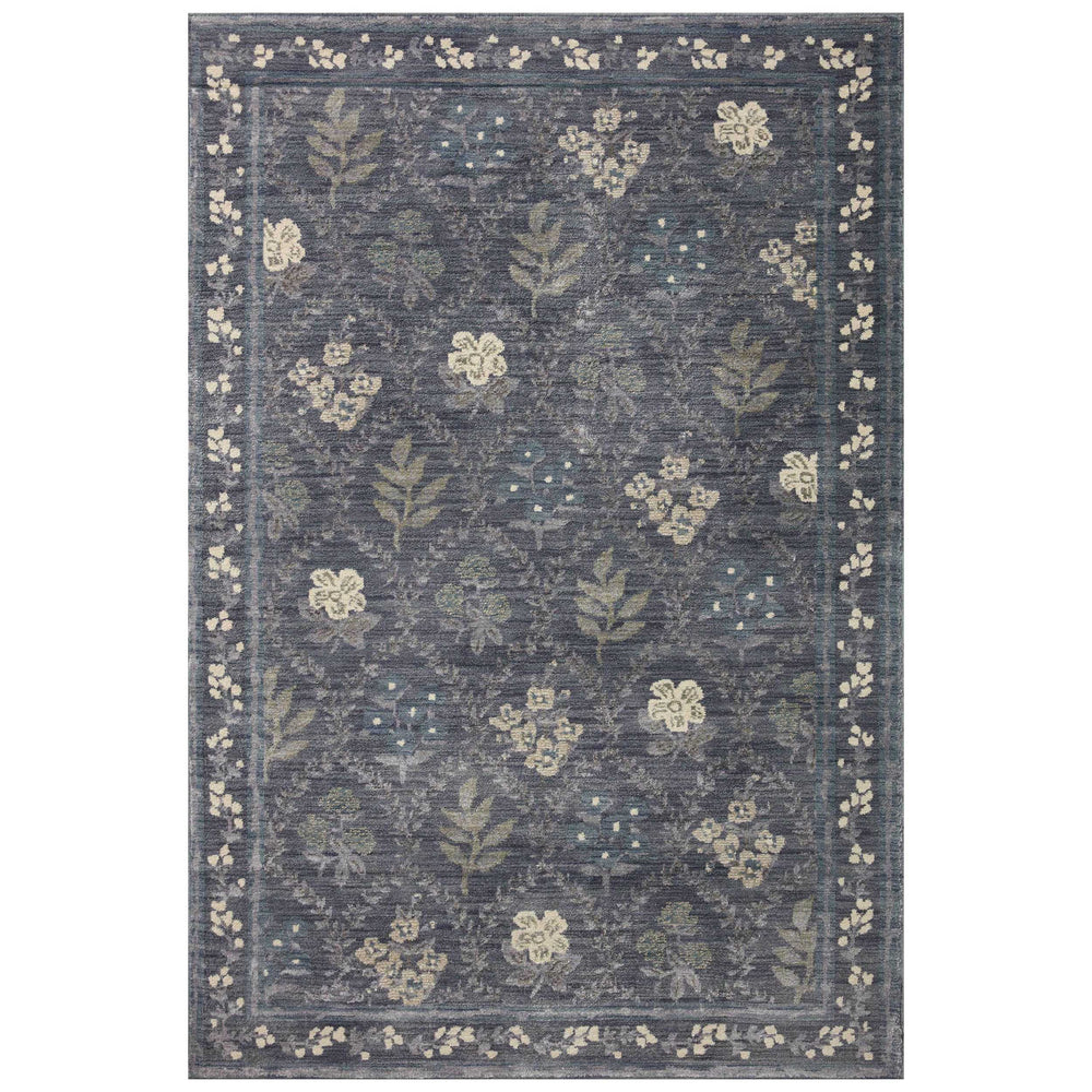 Rifle Paper Co. x Loloi Rug Fiore FIO-04, Navy-Rugs-High Fashion Home