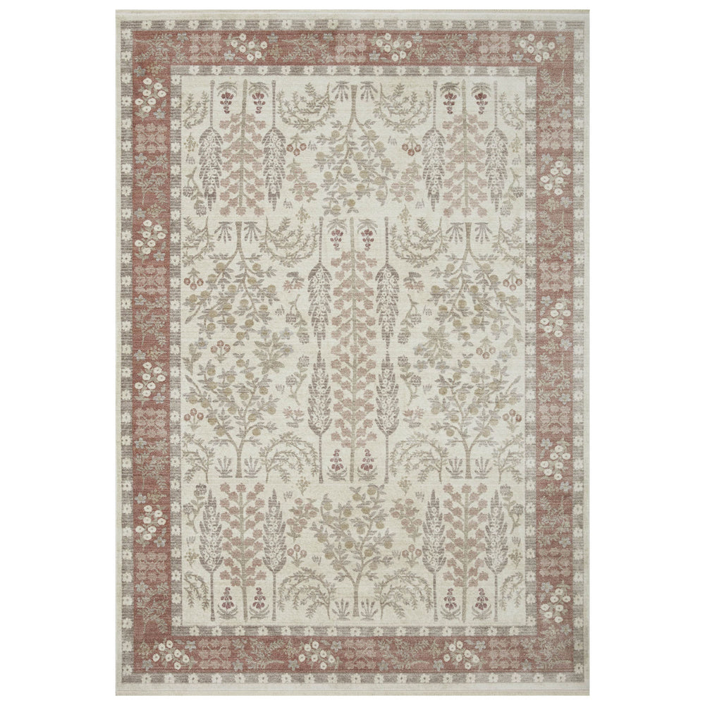 Rifle Paper Co. x Loloi Rug Holland HLD-01, Rust-Rugs-High Fashion Home