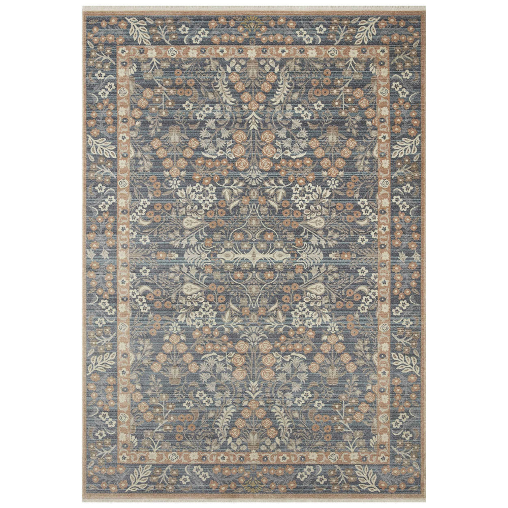Rifle Paper Co. x Loloi Rug Holland HLD-02, Navy-Rugs-High Fashion Home