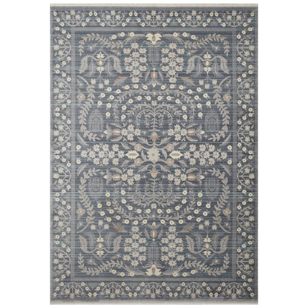 Rifle Paper Co. x Loloi Rug Holland HLD-04, Blue-Rugs-High Fashion Home