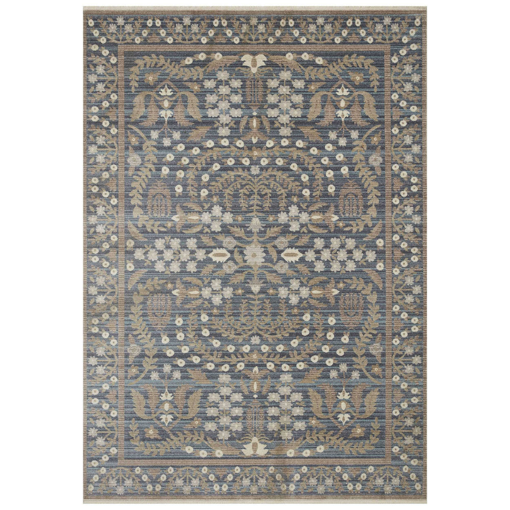 Rifle Paper Co. x Loloi Rug Holland HLD-04, Navy-Rugs-High Fashion Home