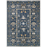 Rifle Paper Co. x Loloi Rug Kismet KIS-01, Navy-Rugs-High Fashion Home