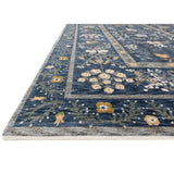Rifle Paper Co. x Loloi Rug Kismet KIS-01, Navy-Rugs-High Fashion Home