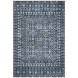 Rifle Paper Co. x Loloi Rug Maison MAO-03, Rosette Blue-Rugs-High Fashion Home