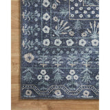 Rifle Paper Co. x Loloi Rug Maison MAO-03, Rosette Blue-Rugs-High Fashion Home