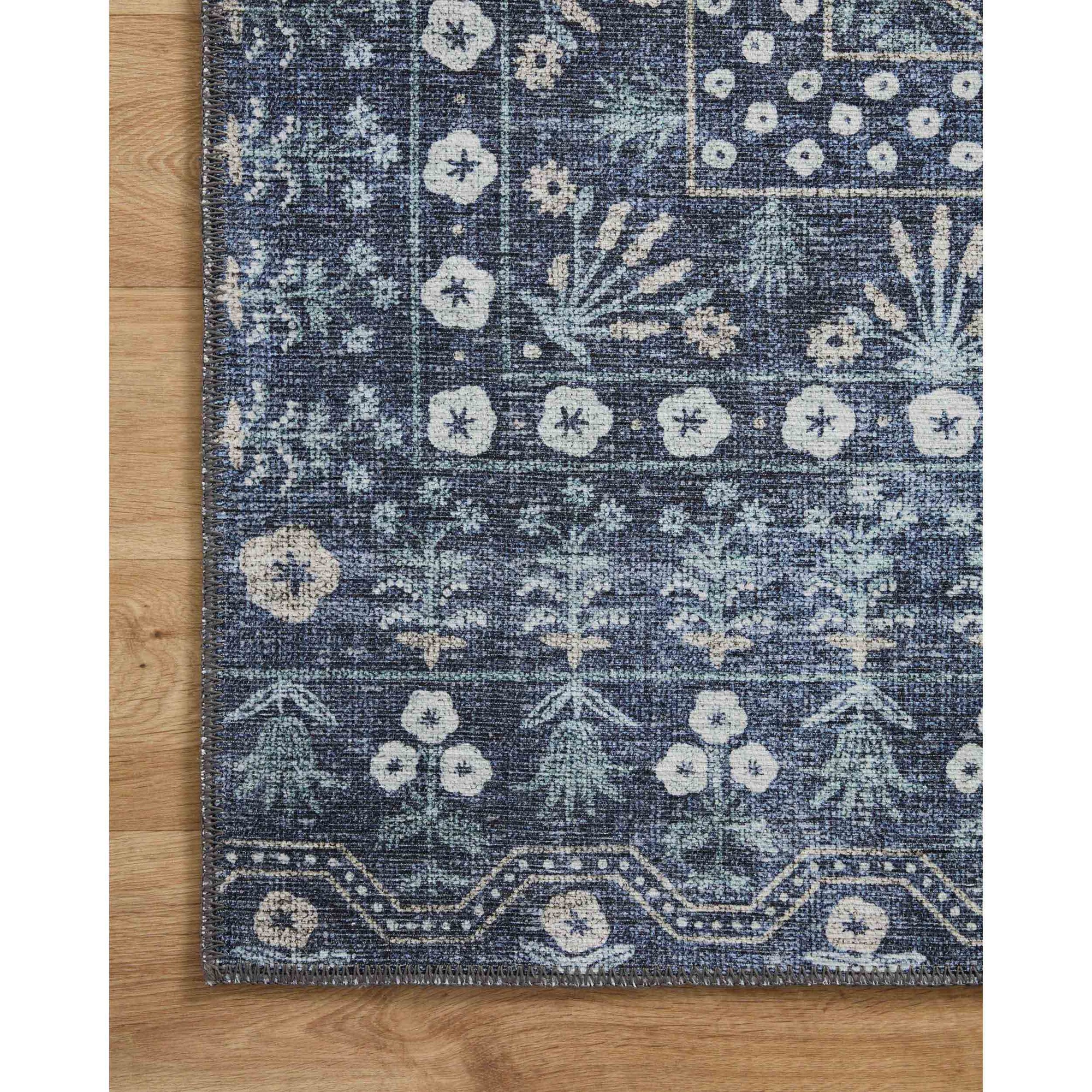 Rifle Paper Co. x Loloi Rug Maison MAO-03, Rosette Blue – High Fashion Home