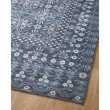 Rifle Paper Co. x Loloi Rug Maison MAO-03, Rosette Blue-Rugs-High Fashion Home