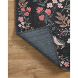 Rifle Paper Co. x Loloi Rug Maison MAO-04, Tuileries Black-Rugs-High Fashion Home