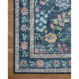 Rifle Paper Co. x Loloi Rug Maison MAO-06, Blue/Multi-Rugs-High Fashion Home