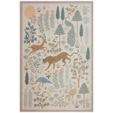Rifle Paper Co. x Loloi Rug Menagerie MEN-01, Cream-Rugs-High Fashion Home