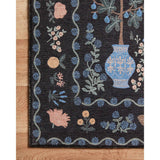 Rifle Paper Co. x Loloi Rug Menagerie MEN-03, Black-Rugs-High Fashion Home