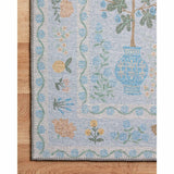 Rifle Paper Co. x Loloi Rug Menagerie MEN-03, Light Blue-Rugs-High Fashion Home