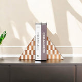 Right Angle Bookends, Ivory/Natural-Accessories-High Fashion Home