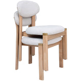 Rilou Dining Chair, White, Set of 2-Furniture - Dining-High Fashion Home