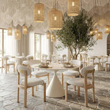 Rilou Dining Chair, White, Set of 2-Furniture - Dining-High Fashion Home