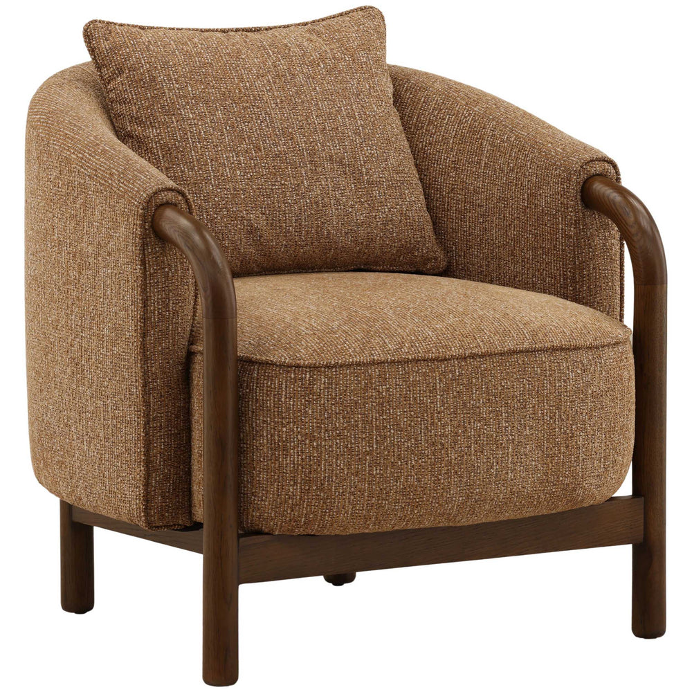 Rimas Chair, Brown-Furniture - Chairs-High Fashion Home