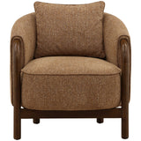 Rimas Chair, Brown-Furniture - Chairs-High Fashion Home