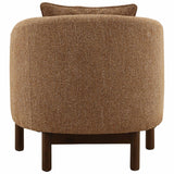 Rimas Chair, Brown-Furniture - Chairs-High Fashion Home