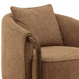 Rimas Chair, Brown-Furniture - Chairs-High Fashion Home