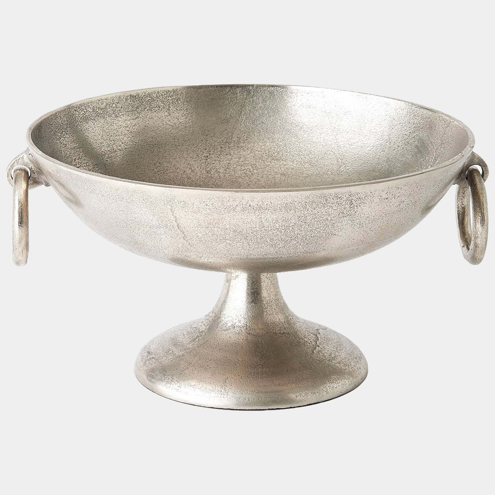 Ring Handle Bowl, Antique Nickel-Accessories-High Fashion Home