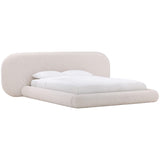 Ringo Bed, Cream-Furniture - Bedroom-High Fashion Home