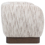 Rinner Swivel Accent Chair, Cocoa Cream-Furniture - Chairs-High Fashion Home