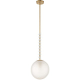 Ripple Pendant, Frosted-Lighting-High Fashion Home