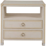 Riven 2 Drawer Nightstand, light gray-Furniture - Bedroom-High Fashion Home