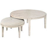 River Rock Bunching Cocktail Table, Light Natural-Furniture - Accent Tables-High Fashion Home