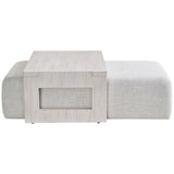 River Rock Cocktail Table, Monique Linen-Furniture - Accent Tables-High Fashion Home
