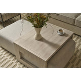River Rock Cocktail Table, Monique Linen-Furniture - Accent Tables-High Fashion Home