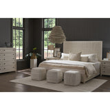River Rock Panel Bed, Natural-Furniture - Bedroom-High Fashion Home