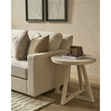 River Rock Round Side Table, River Rock-Furniture - Accent Tables-High Fashion Home