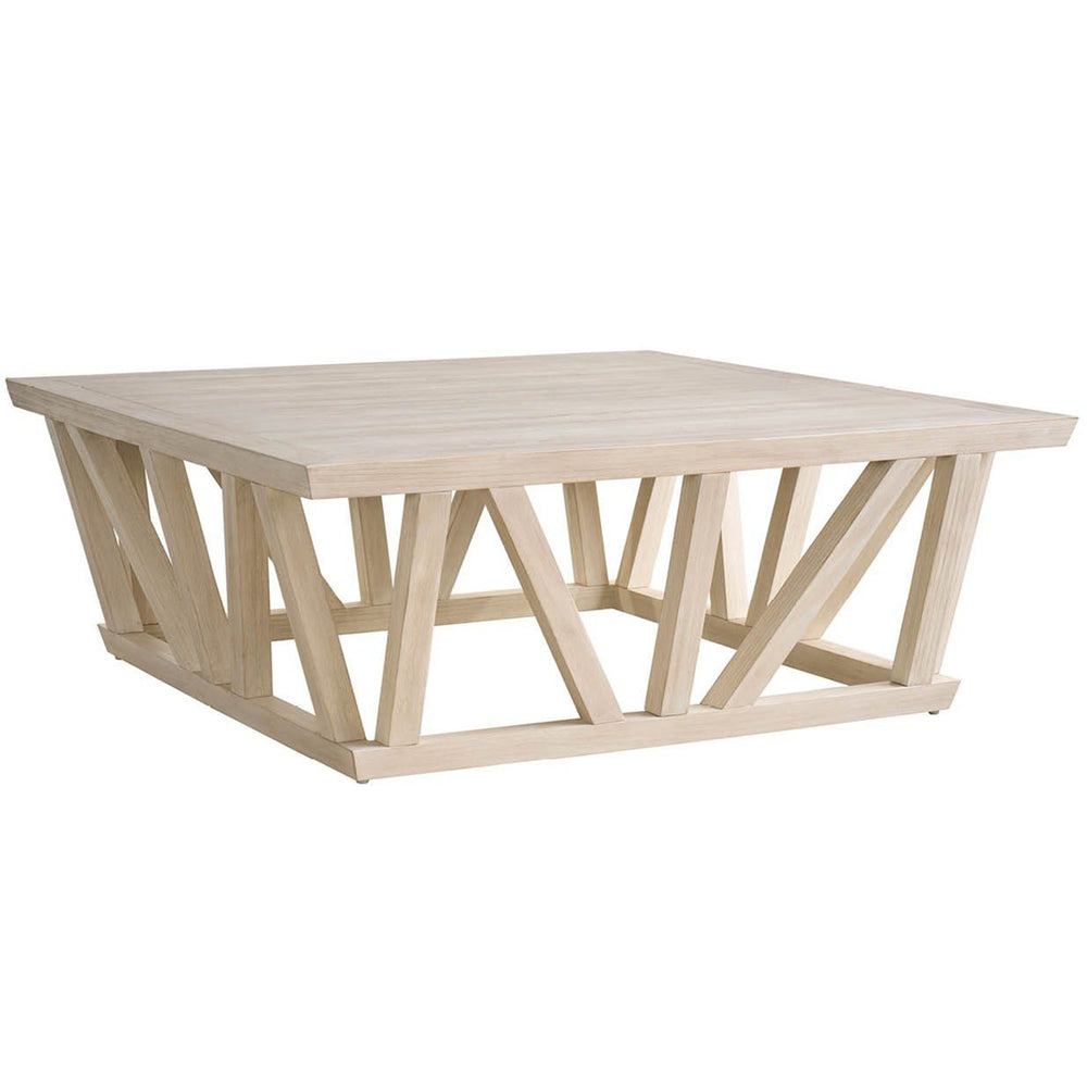 River Rock Square Cocktail Table, Natural-Furniture - Accent Tables-High Fashion Home