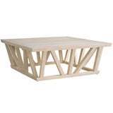 River Rock Square Cocktail Table, Natural-Furniture - Accent Tables-High Fashion Home