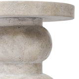 Rivero Outdoor End Table, Aged Fog by Amber Lewis x Four Hands-Furniture - Accent Tables-High Fashion Home
