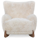 Riya Accent Chair, Vanilla-Furniture - Chairs-High Fashion Home