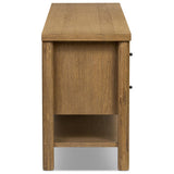 Roark Media Console, Amber Oak by Four Hands