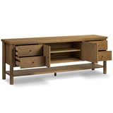 Roark Media Console, Amber Oak by Four Hands