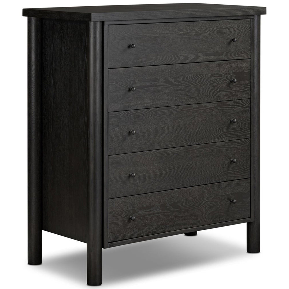 Roark Tall Dresser, Ebony by Four Hands