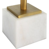 Rocco Accent Table, Antique Brass-Furniture - Accent Tables-High Fashion Home
