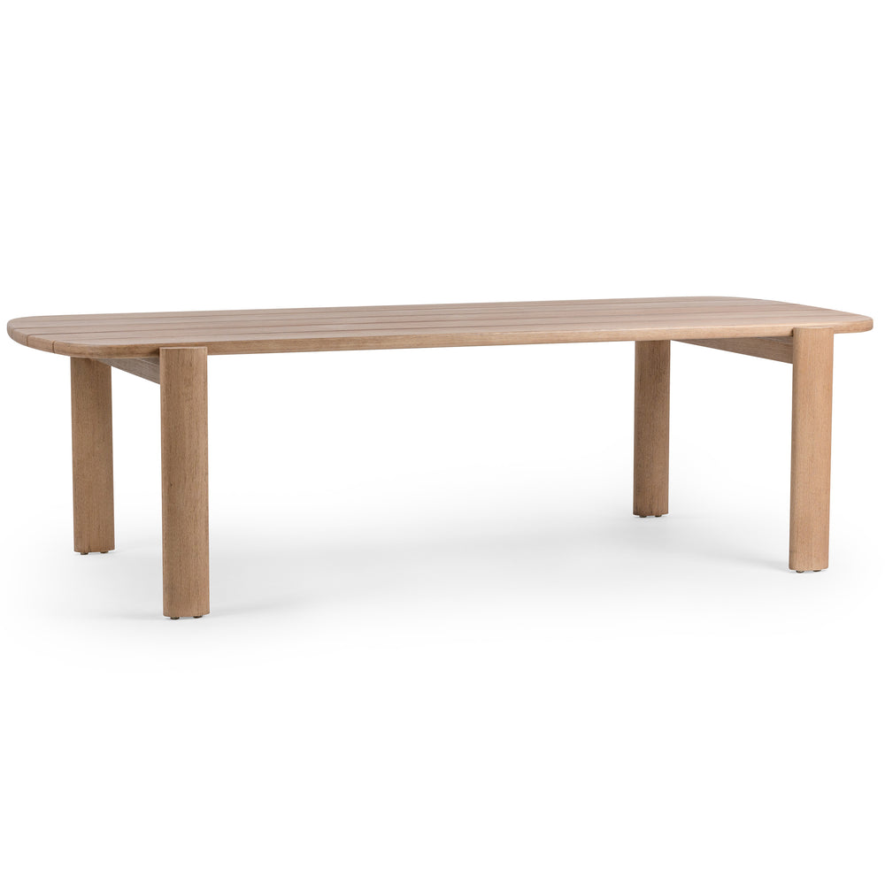 Rocco Outdoor Dining Table, Butterscotch-Furniture - Outdoor-High Fashion Home