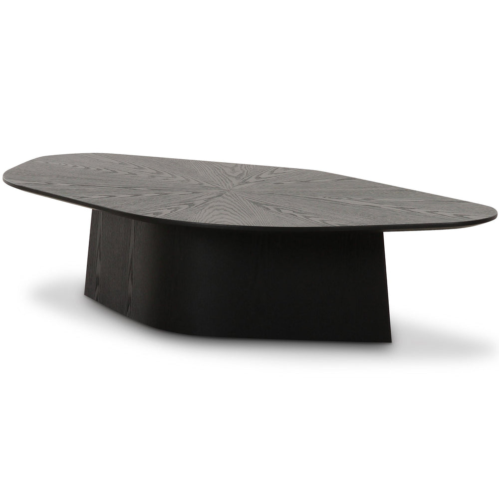 Roche Geometric Low Coffee Table, Black