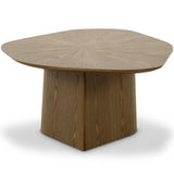 Roche Geometric Coffee Table, Brown