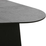 Roche Geometric Coffee Table, Black