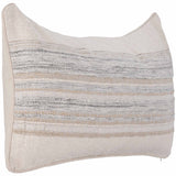 Rockport Lumbar Pillow, Ivory Multi-Accessories-High Fashion Home