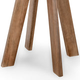 Rodrigo Round Bar Table, Hickory Brown-Furniture - Dining-High Fashion Home