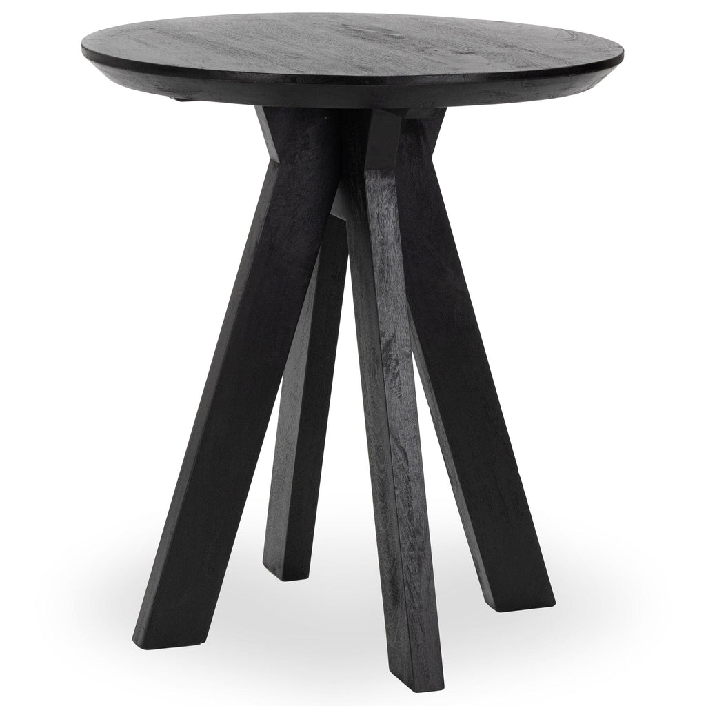Rodrigo Round Bar & Counter Table, Black – High Fashion Home