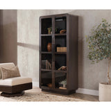 Rogers Tall Cabinet, Dark Brown