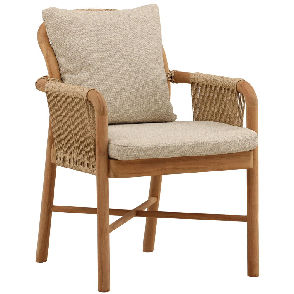 Roisin Outdoor Dining Chair, Sand, Set of 2-Furniture - Outdoor-High Fashion Home